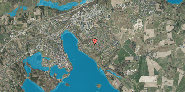 Oversvømmelsesrisiko fra vandløb på Bøgevej 9, 8660 Skanderborg