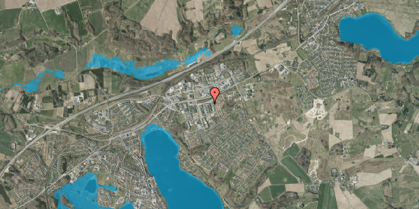 Oversvømmelsesrisiko fra vandløb på Christen Kolds Vej 6, 2. mf, 8660 Skanderborg