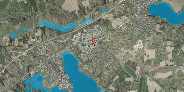 Oversvømmelsesrisiko fra vandløb på Christen Kolds Vej 23, 1. tv, 8660 Skanderborg