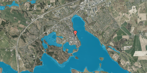 Oversvømmelsesrisiko fra vandløb på Dagmar Centret 11, 2. , 8660 Skanderborg