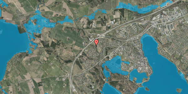 Oversvømmelsesrisiko fra vandløb på Dalen 20, 8660 Skanderborg