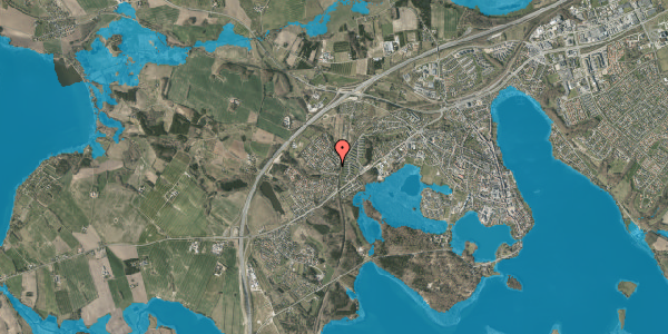 Oversvømmelsesrisiko fra vandløb på Dalsvinget 11, 8660 Skanderborg