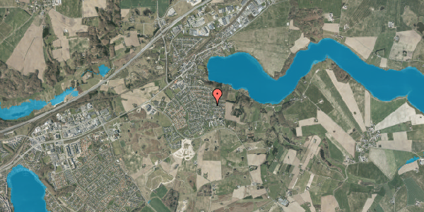 Oversvømmelsesrisiko fra vandløb på Damgårdsvej 69, 8660 Skanderborg