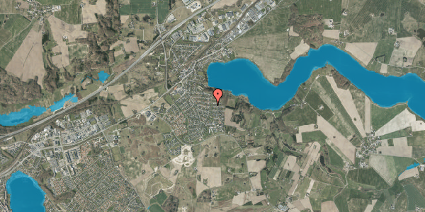 Oversvømmelsesrisiko fra vandløb på Damgårdsvej 91, 8660 Skanderborg