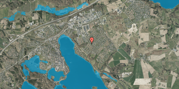 Oversvømmelsesrisiko fra vandløb på Egekrattet 12, 8660 Skanderborg