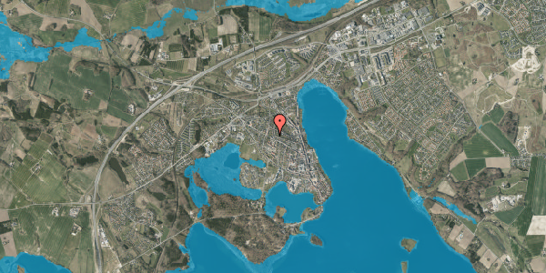 Oversvømmelsesrisiko fra vandløb på Egholmsvej 3, 8660 Skanderborg