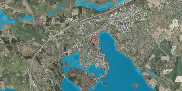 Oversvømmelsesrisiko fra vandløb på Egholmsvej 16A, 8660 Skanderborg