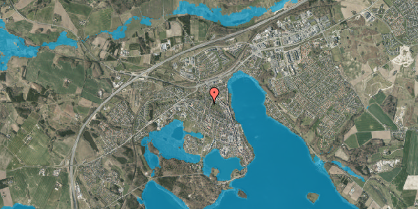 Oversvømmelsesrisiko fra vandløb på Egholmsvej 29, 8660 Skanderborg