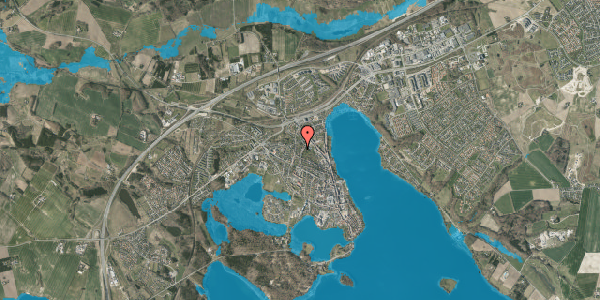 Oversvømmelsesrisiko fra vandløb på Egholmsvej 31, 8660 Skanderborg