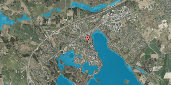 Oversvømmelsesrisiko fra vandløb på Egholmsvej 41, 8660 Skanderborg
