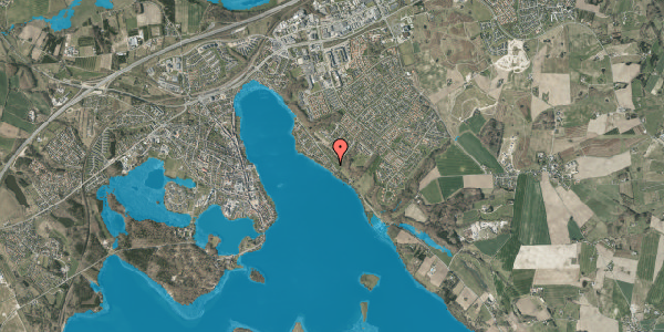Oversvømmelsesrisiko fra vandløb på Enebærvænget 2, 8660 Skanderborg