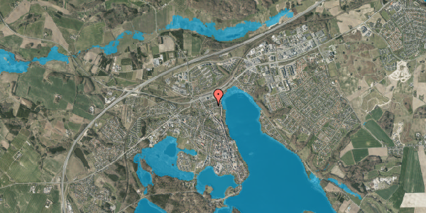 Oversvømmelsesrisiko fra vandløb på Enghavevej 3, 8660 Skanderborg