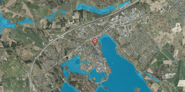 Oversvømmelsesrisiko fra vandløb på Engvej 7, 1. , 8660 Skanderborg