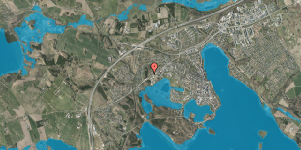 Oversvømmelsesrisiko fra vandløb på Eskebæk 9, 8660 Skanderborg