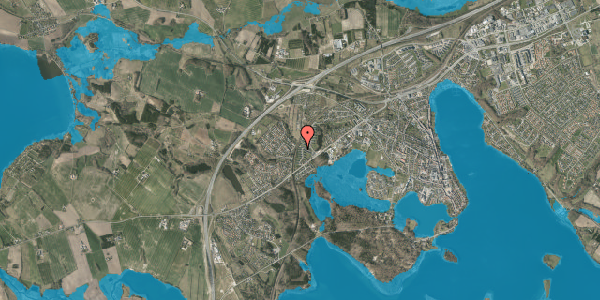 Oversvømmelsesrisiko fra vandløb på Eskebækparken 6, 1. th, 8660 Skanderborg