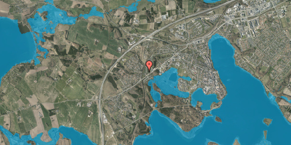 Oversvømmelsesrisiko fra vandløb på Eskebækparken 22, 1. mf, 8660 Skanderborg