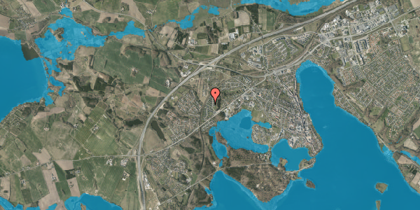 Oversvømmelsesrisiko fra vandløb på Eskebækparken 35, st. tv, 8660 Skanderborg