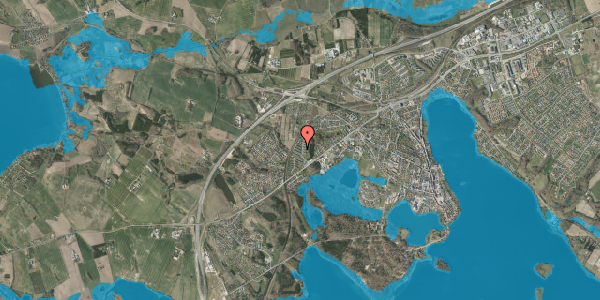 Oversvømmelsesrisiko fra vandløb på Eskebækparken 43, st. tv, 8660 Skanderborg