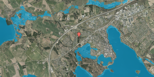 Oversvømmelsesrisiko fra vandløb på Eskebækparken 66, st. tv, 8660 Skanderborg