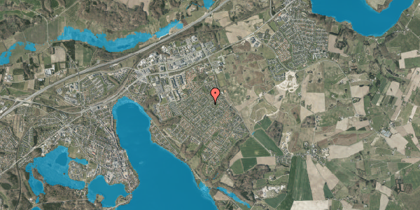 Oversvømmelsesrisiko fra vandløb på Fasanvej 7, 8660 Skanderborg