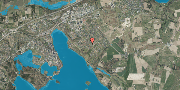 Oversvømmelsesrisiko fra vandløb på Forsythiavej 7, 8660 Skanderborg