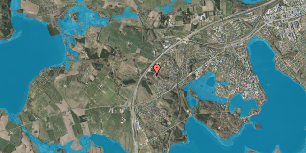 Oversvømmelsesrisiko fra vandløb på Granhøjen 17, 8660 Skanderborg