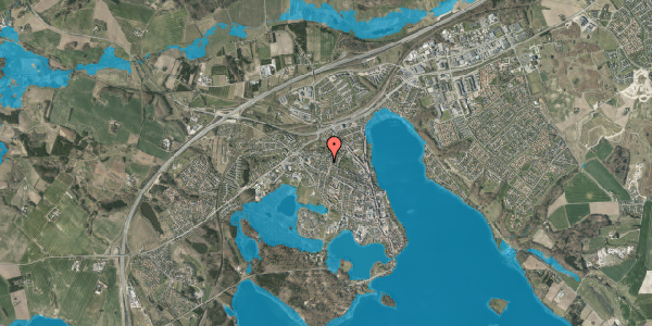 Oversvømmelsesrisiko fra vandløb på Grumstrups Alle 36, 8660 Skanderborg