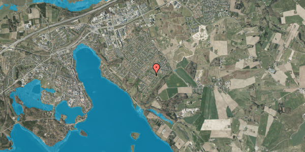 Oversvømmelsesrisiko fra vandløb på Grævlingevej 22, 8660 Skanderborg