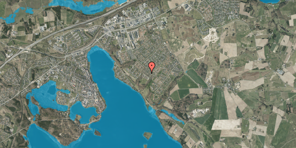 Oversvømmelsesrisiko fra vandløb på Gyvelvej 5, 8660 Skanderborg
