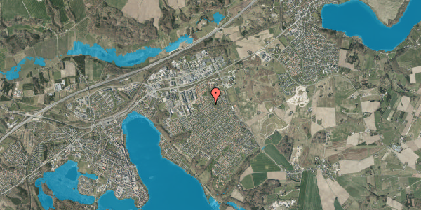 Oversvømmelsesrisiko fra vandløb på H C Andersens Vej 3, 8660 Skanderborg