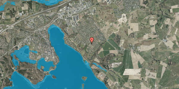 Oversvømmelsesrisiko fra vandløb på Hybenparken 25, 8660 Skanderborg