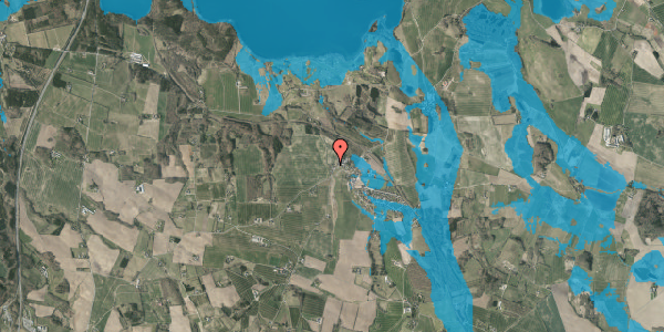 Oversvømmelsesrisiko fra vandløb på Hylkevej 27, 8660 Skanderborg