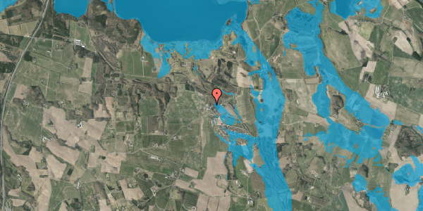 Oversvømmelsesrisiko fra vandløb på Hylkevej 33, 8660 Skanderborg