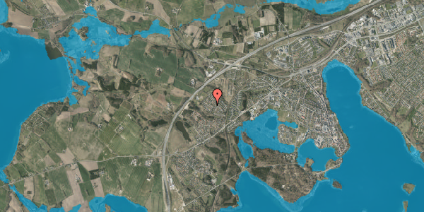 Oversvømmelsesrisiko fra vandløb på Højen 3, 8660 Skanderborg