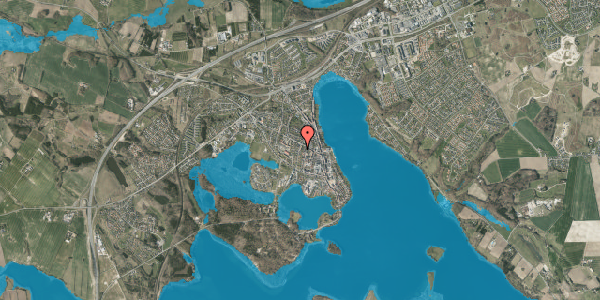 Oversvømmelsesrisiko fra vandløb på Kastanievej 24, st. th, 8660 Skanderborg