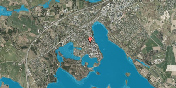 Oversvømmelsesrisiko fra vandløb på Kastanievej 26, st. th, 8660 Skanderborg