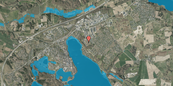 Oversvømmelsesrisiko fra vandløb på Kildeparken 40, 8660 Skanderborg