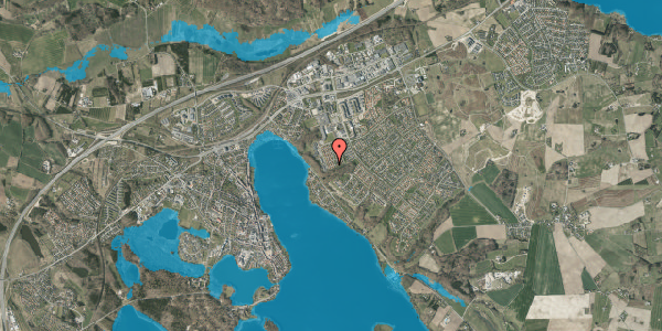 Oversvømmelsesrisiko fra vandløb på Kildeparken 64, 8660 Skanderborg