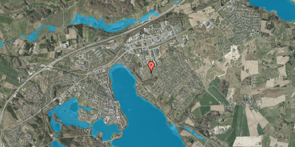 Oversvømmelsesrisiko fra vandløb på Kildeparken 79, 8660 Skanderborg