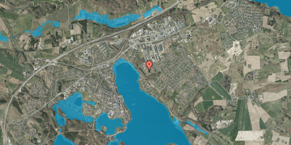 Oversvømmelsesrisiko fra vandløb på Kildevej 12G, 8660 Skanderborg