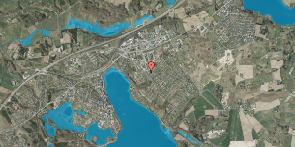 Oversvømmelsesrisiko fra vandløb på Kildevænget 9, 8660 Skanderborg