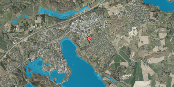 Oversvømmelsesrisiko fra vandløb på Kildevænget 49, 8660 Skanderborg