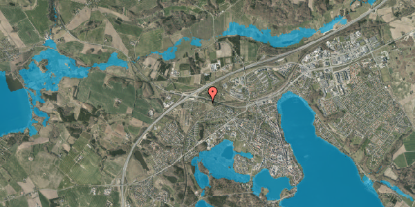Oversvømmelsesrisiko fra vandløb på Korsvejen 26, 8660 Skanderborg