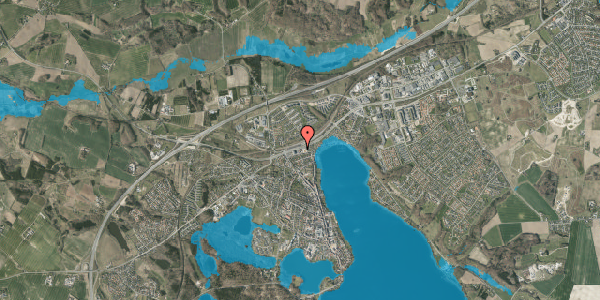 Oversvømmelsesrisiko fra vandløb på Krøyer Kielbergs Vej 7B, 2. th, 8660 Skanderborg