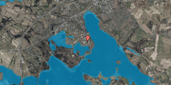 Oversvømmelsesrisiko fra vandløb på Lillesøvej 4, 1. , 8660 Skanderborg