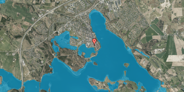 Oversvømmelsesrisiko fra vandløb på Lillesøvej 15B, 1. , 8660 Skanderborg