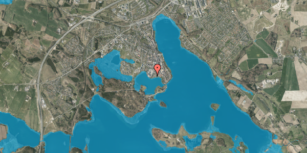Oversvømmelsesrisiko fra vandløb på Lillesøvej 26, 8660 Skanderborg