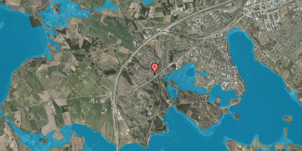 Oversvømmelsesrisiko fra vandløb på Lyngbakken 19, 8660 Skanderborg