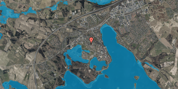 Oversvømmelsesrisiko fra vandløb på Mågevej 9, 8660 Skanderborg