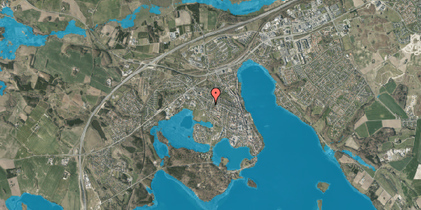 Oversvømmelsesrisiko fra vandløb på Mågevej 15, 8660 Skanderborg